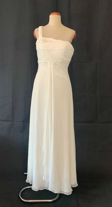 Nowa suknia ślubna empire ivory prosta 40 L tania styl rzymski grecki