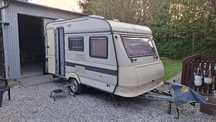 Przyczepa kempingowa Hobby 370  dmc 1000kg Victron lifepo4
