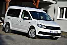 Ładny VW Caddy MAXI 2018r 2.0 TDI 150KM DSG Automat 7 Osób  Polska
