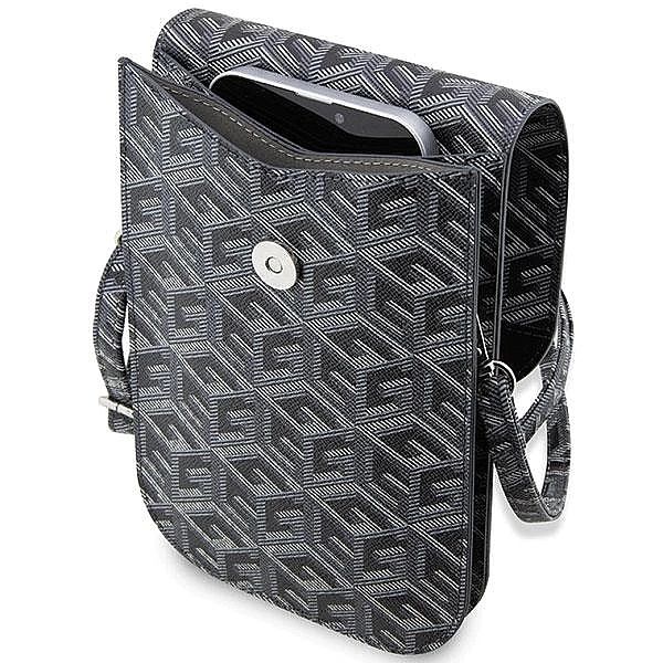 Torebka Guess GCube Stripes - czarna