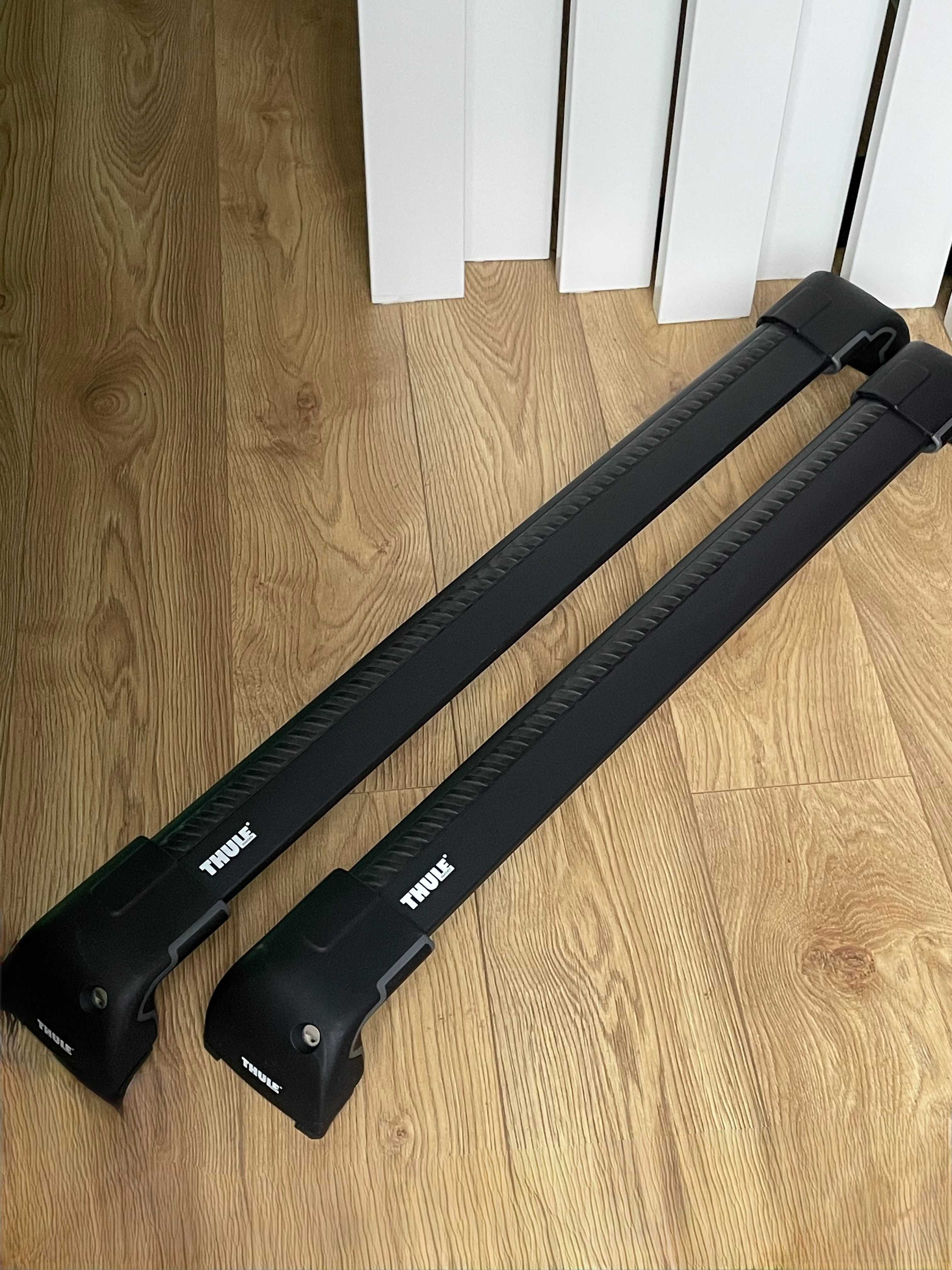 Barras de Tejadilho Thule WingBar Edge Preto 86 cm – Conjunto Completo