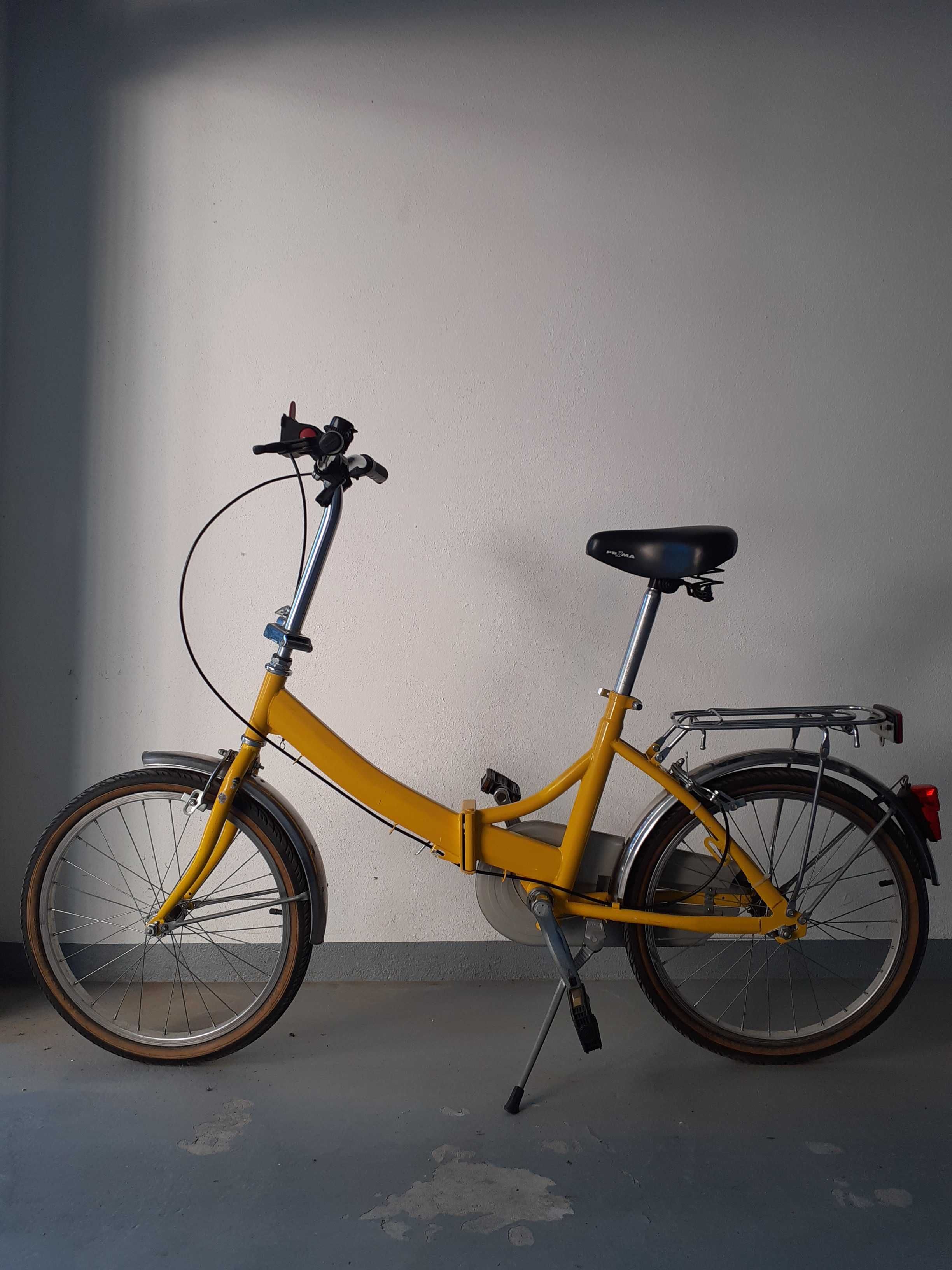 Bicicleta urbana dobrável + adereços de ciclismo