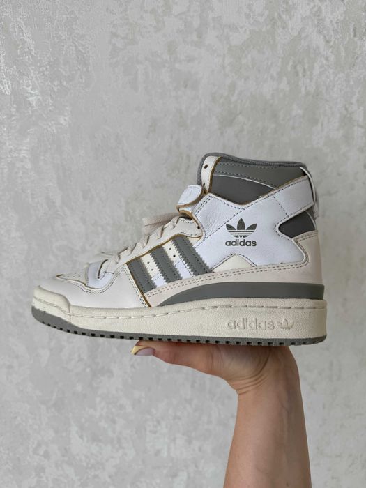 Кросівки хайтопи (беж) адідас