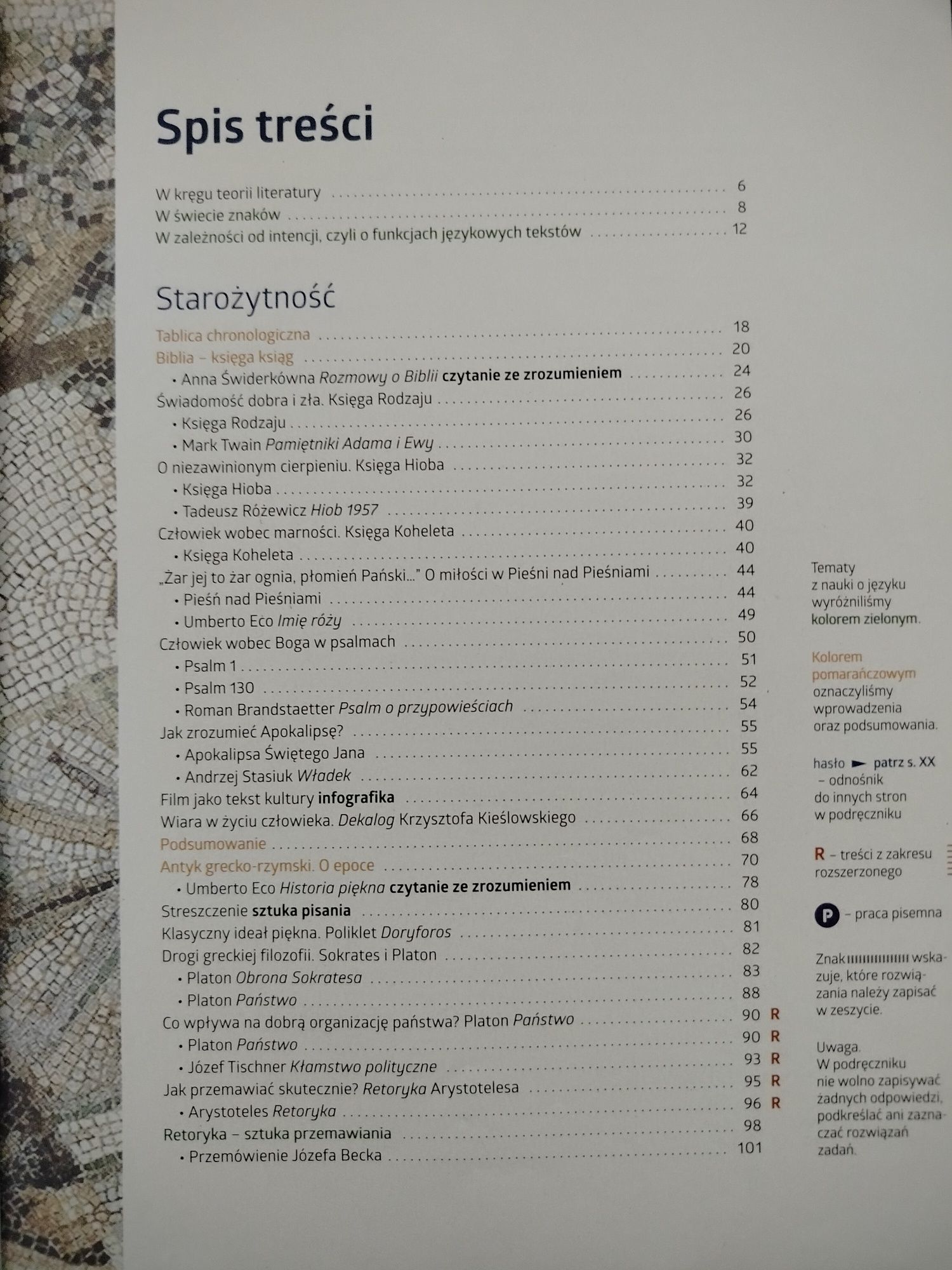 Podręcznik od polskiego dla klasy 1 liceum i technikum