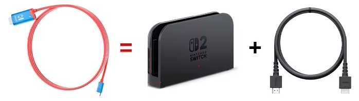 Kabel HDMI - USB Nintendo Switch 2