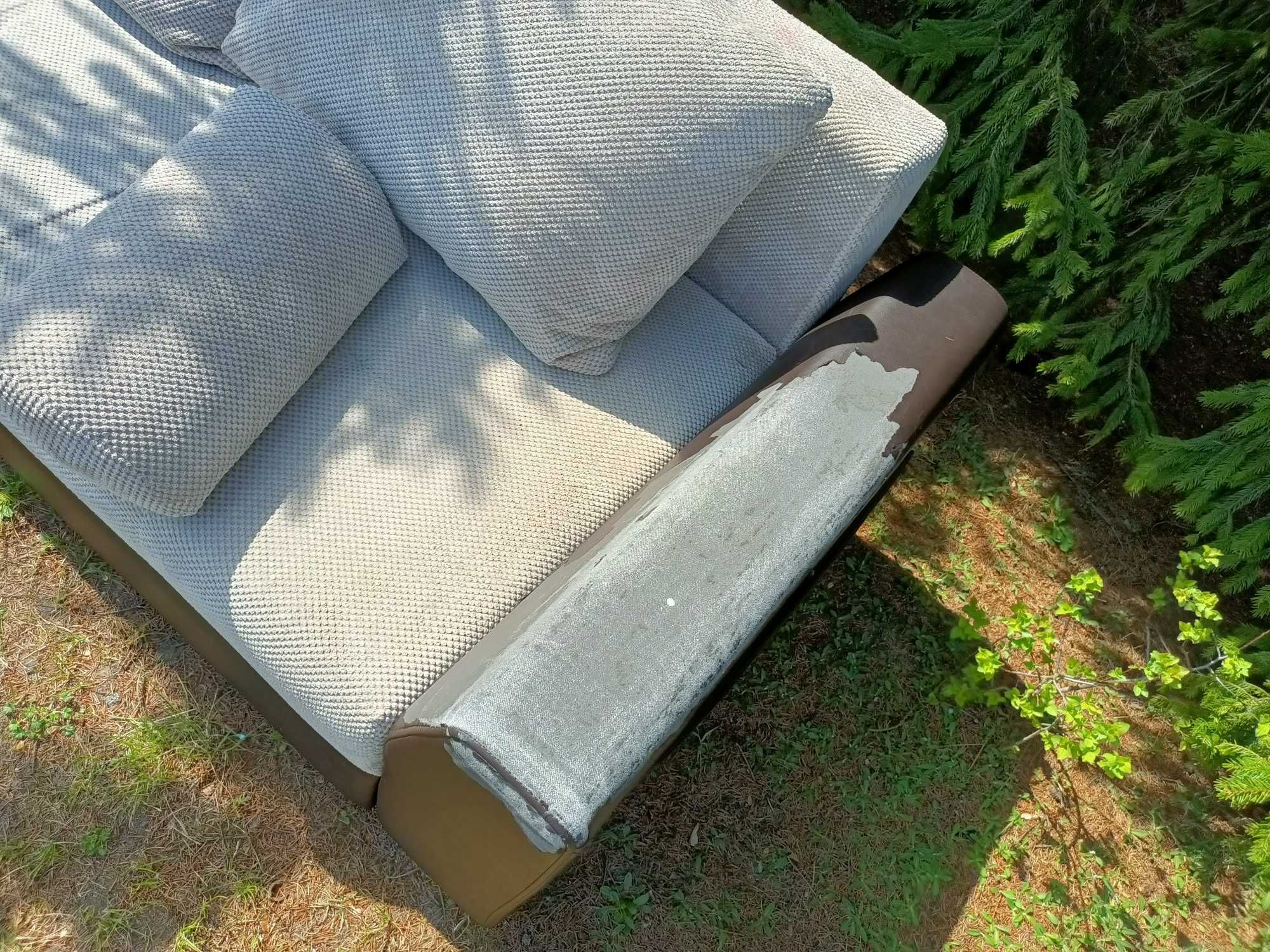 Narożnik kanapa sofa wersalka z funkcją spania zadbana
