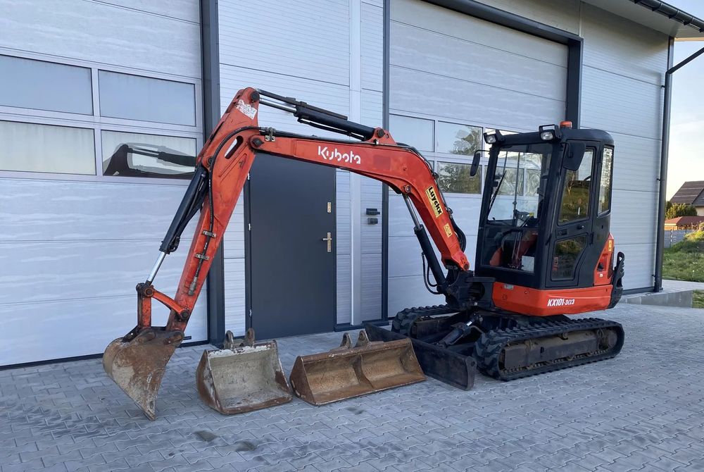 Kubota KX101-3 Minikoparka  2012r Koparka 3.5T Ramię long Oryginał przebieg nie CAT Bobcat JCB