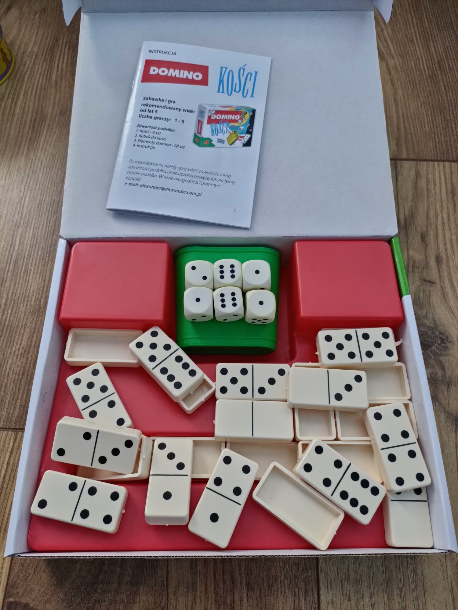 Gra logiczna Domino i Kości 2 w 1