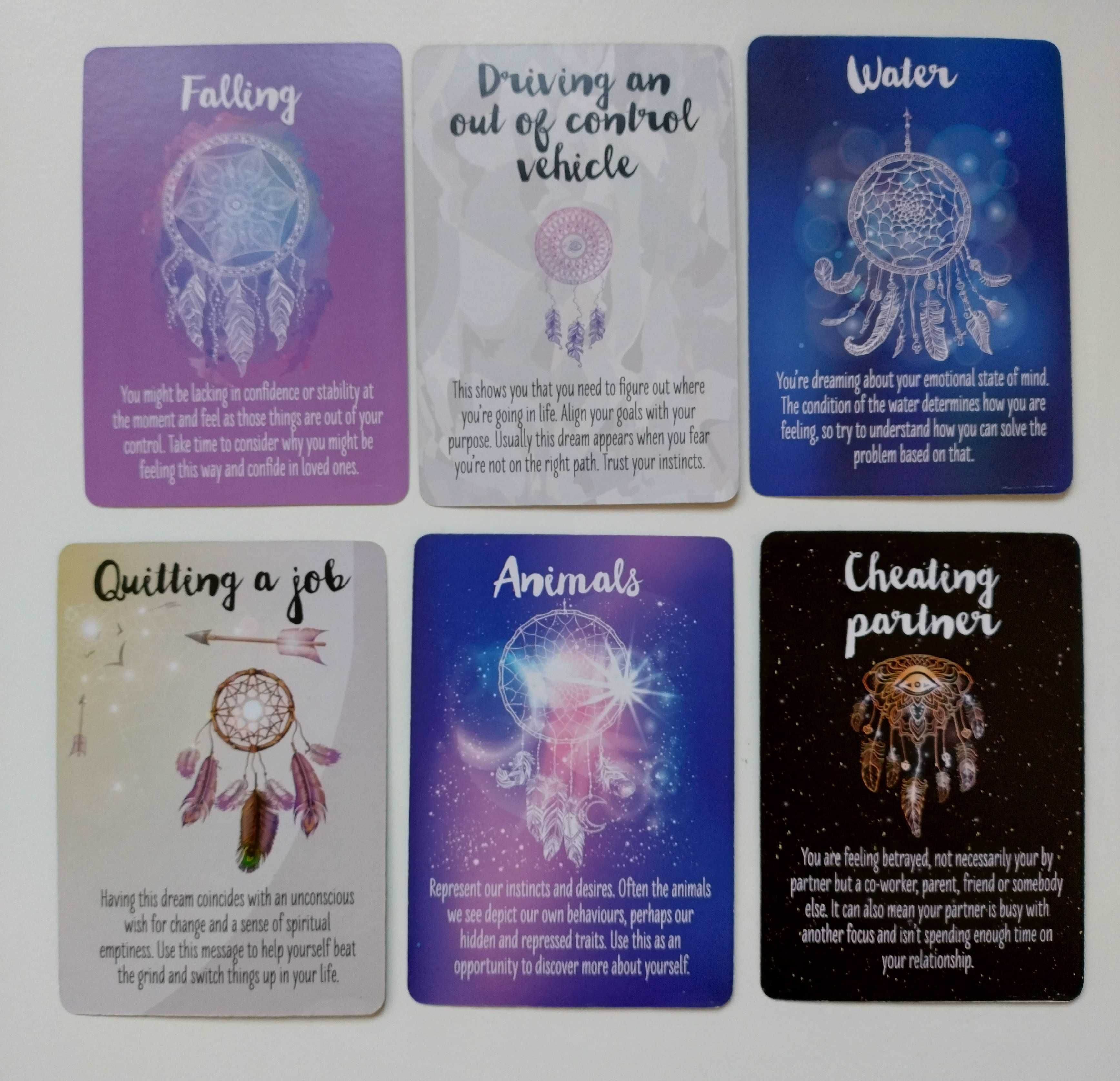 Soul Spirit universal dreams oracle cards 50 enlightening cards karty