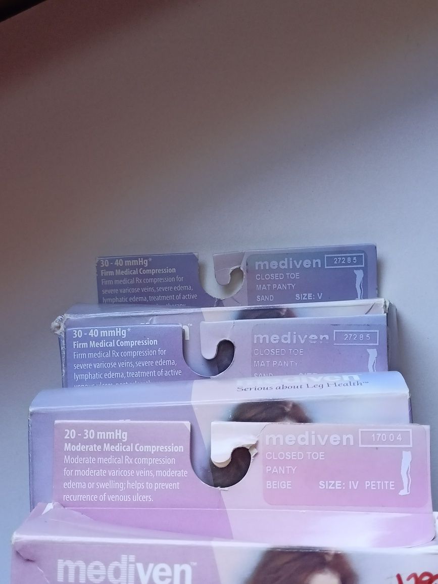 Rajstopy medyczne uciskowe na żylaki z USA firmy Mediven