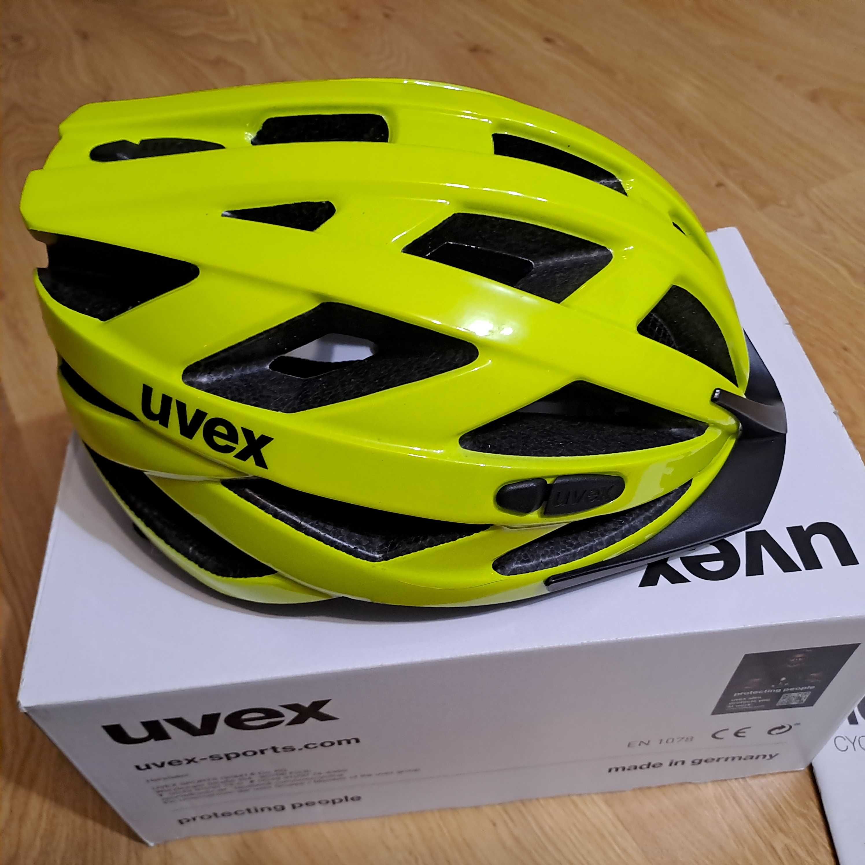 Kask rowerowy UVEX I-vo 3D / stan nowy, rozmiar 56-60 cm
