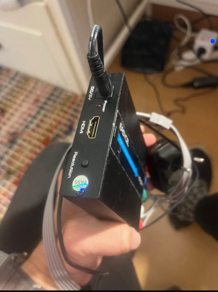 Conversor hdmi pra componente de video (YPBPR)