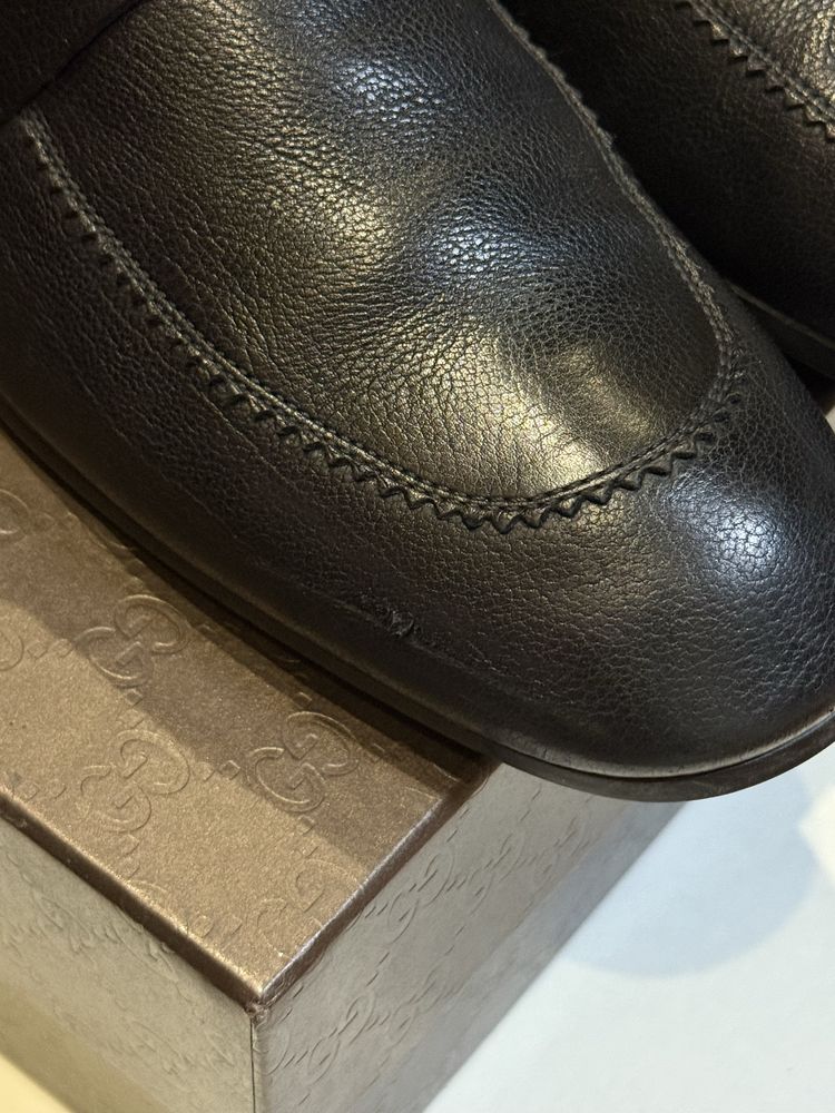 Чорні Gucci мокасини