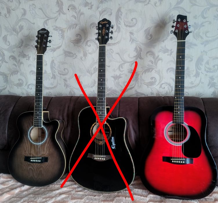 Электро-акустические гитары.