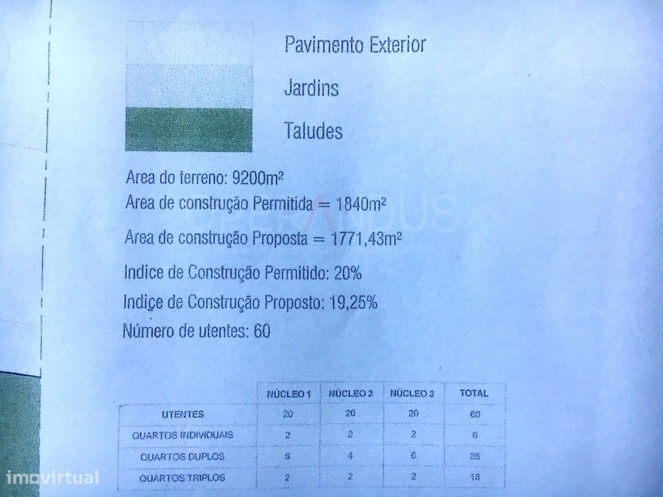 Lar - capacidade para 60 utentes