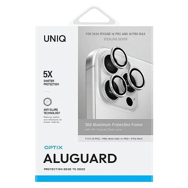 Szkło hartowane UNIQ Optix Aluminium Camera Lens Protector na aparat t