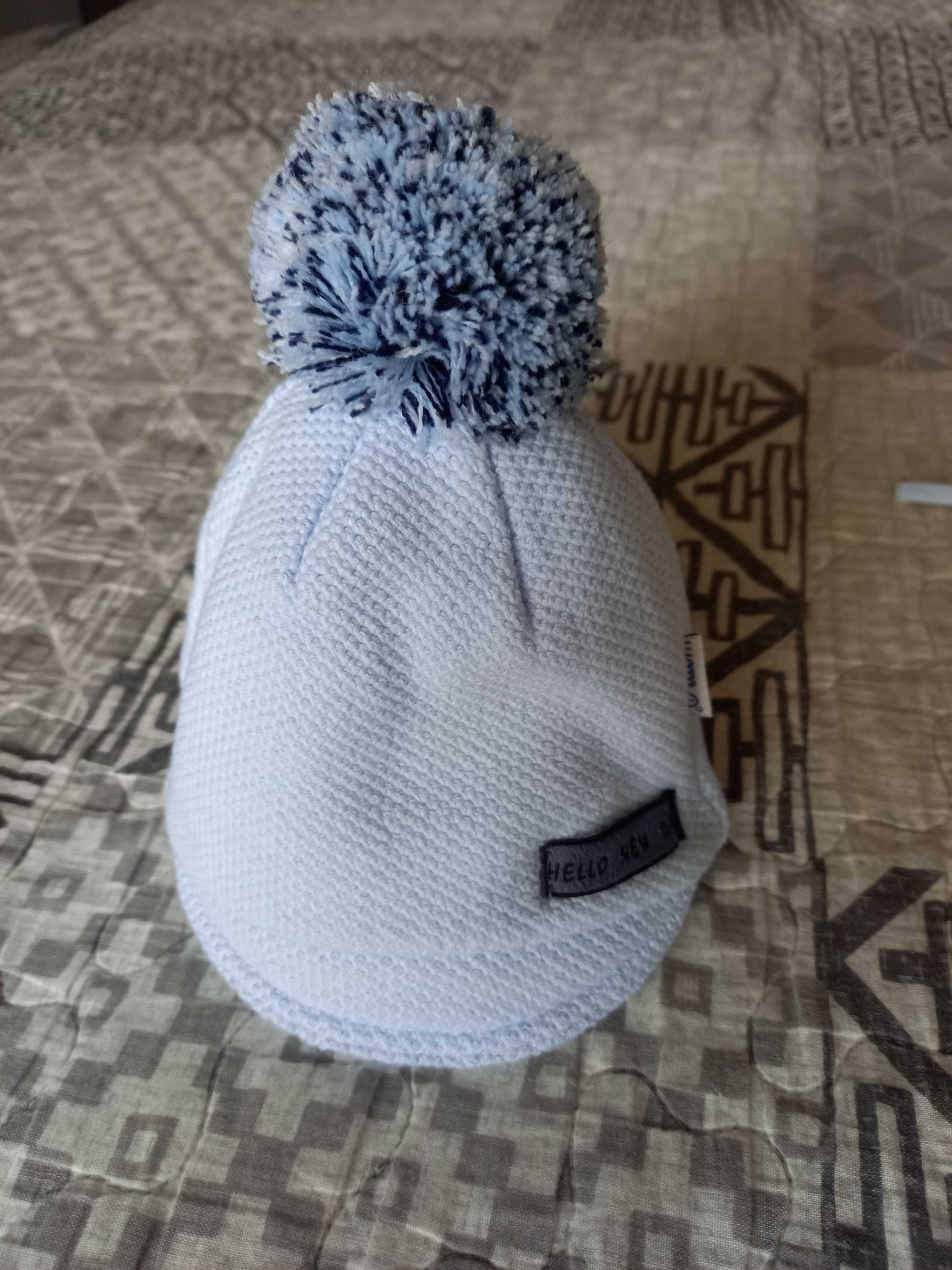 Nowa czapka niemowlęca Iltom, roz. 36 zimowa