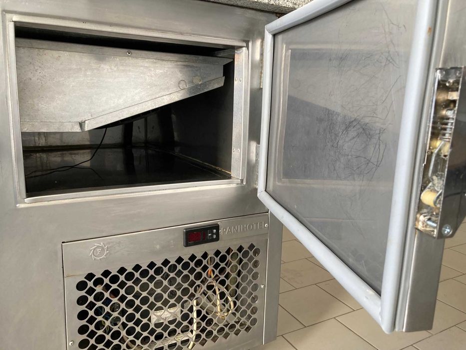 Bancada refrigerada para tabuleiros de pastelaria mesa fria