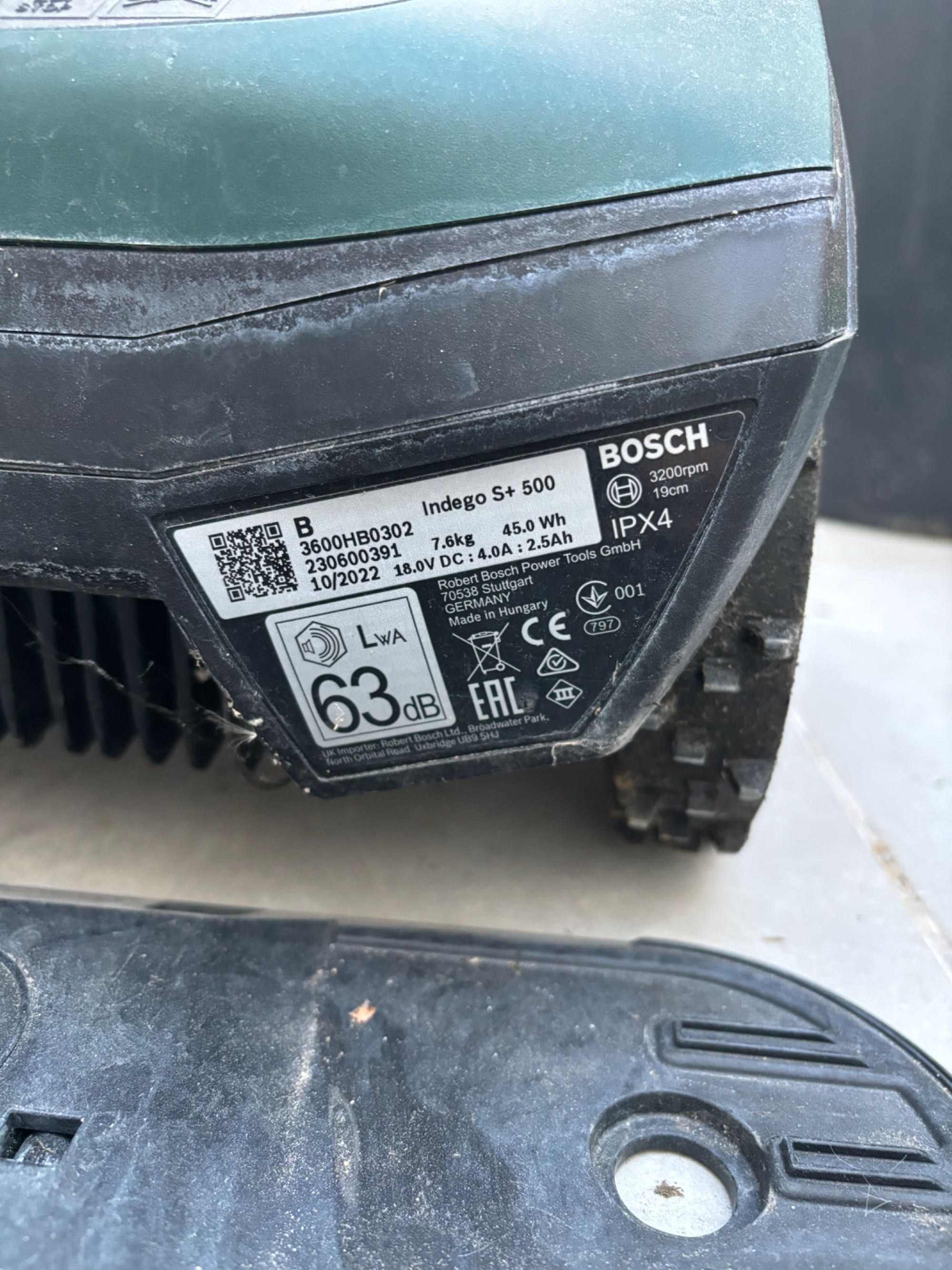 Robô Corta-Relva Bosch Indego S+ 500