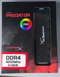 Kingston HyperX Predator DDR4 4000 mhz 2x8 Gb