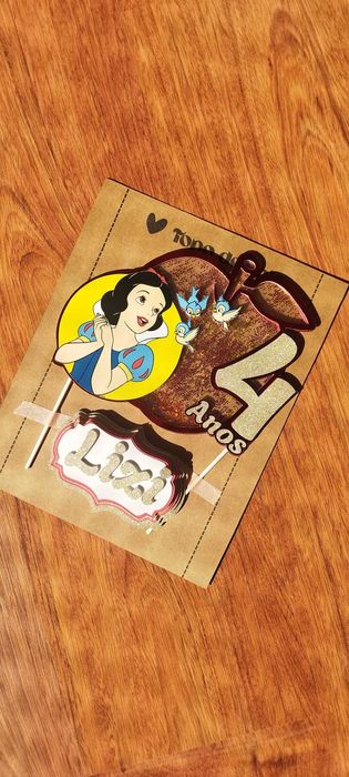 Topo de bolo personalizado