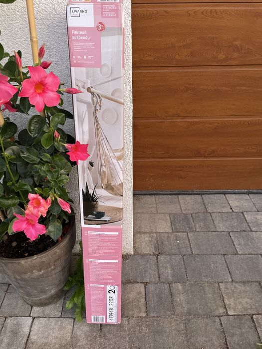 Fotel hamak wiszący Lidl LIVARNO home, w stylu boho