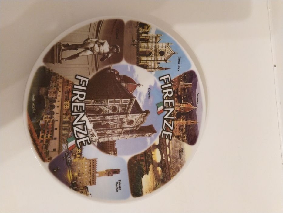 Настенная декоративная тарелка Италия Firenze Флоренция