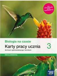 Karty pracy Biologia na czasie 3 ZP Nowa Era