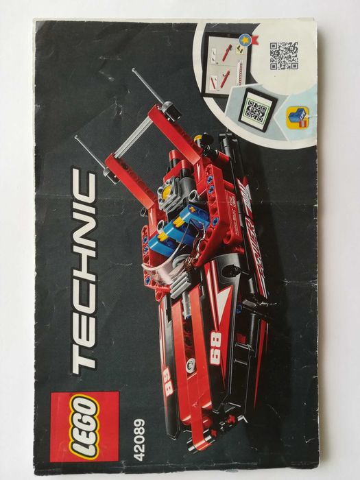 LEGO Technic Power Boat 42089 | rozłożony i KOMPLETNY