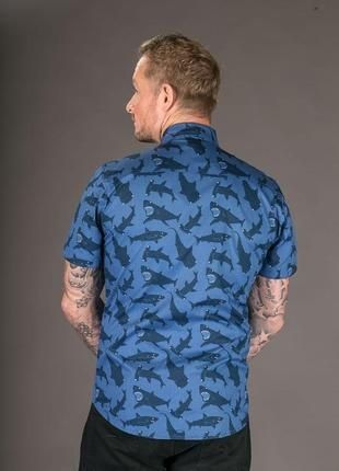 Рубашка акулы Blue Zoo shark's коттон