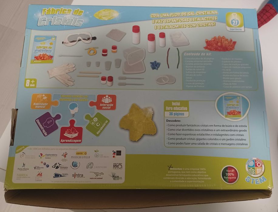Fábrica de Cristais - Science4you - 8+ anos