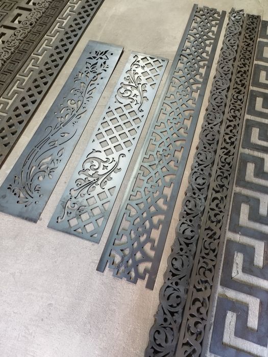 Лазерна різка металу Металеві Вставки Ворота Жалюзі Паркан Ранчо Ковка