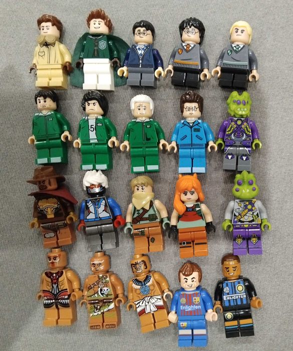 Лего совместимые минифигурки Star Wars, Marvel,Minecraft, Harry Potter
