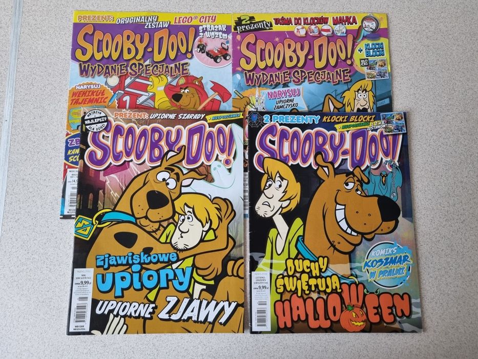Gazetki dla dzieci Scooby-Doo 4 sztuki