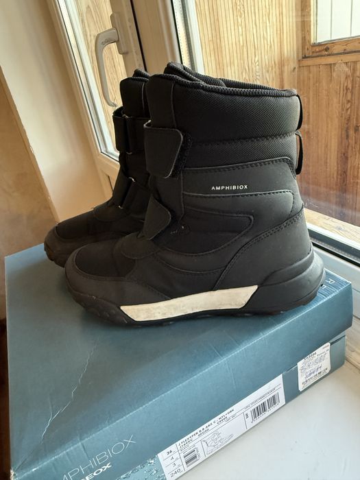 Термо ботинки зимние GEOX Trekky 35 размер , 22,5 см