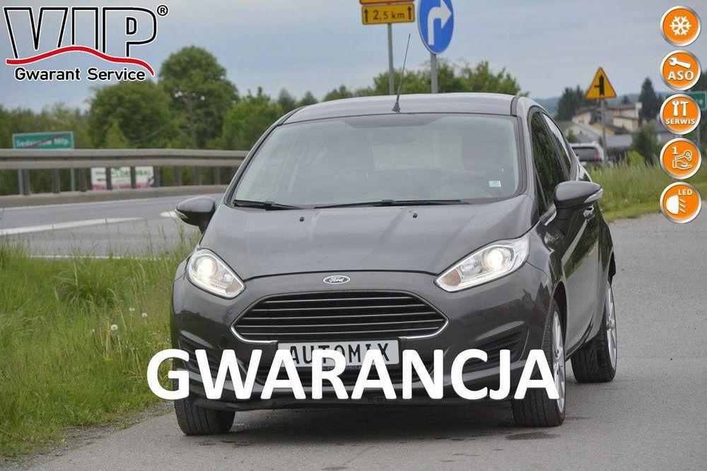 Ford Fiesta 1.0EcoBoost doinwestowany gwarancja przebiegu klimatyzacja
