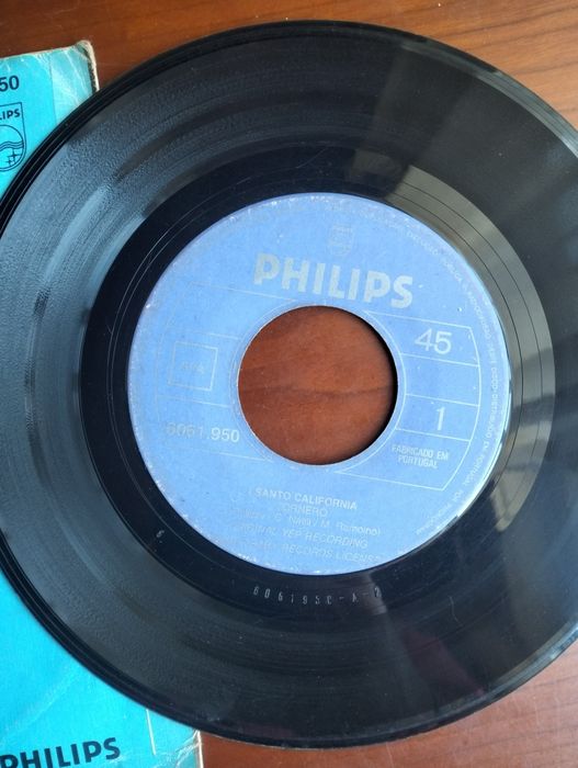 Disco de vinil single I Santo California - Torneró