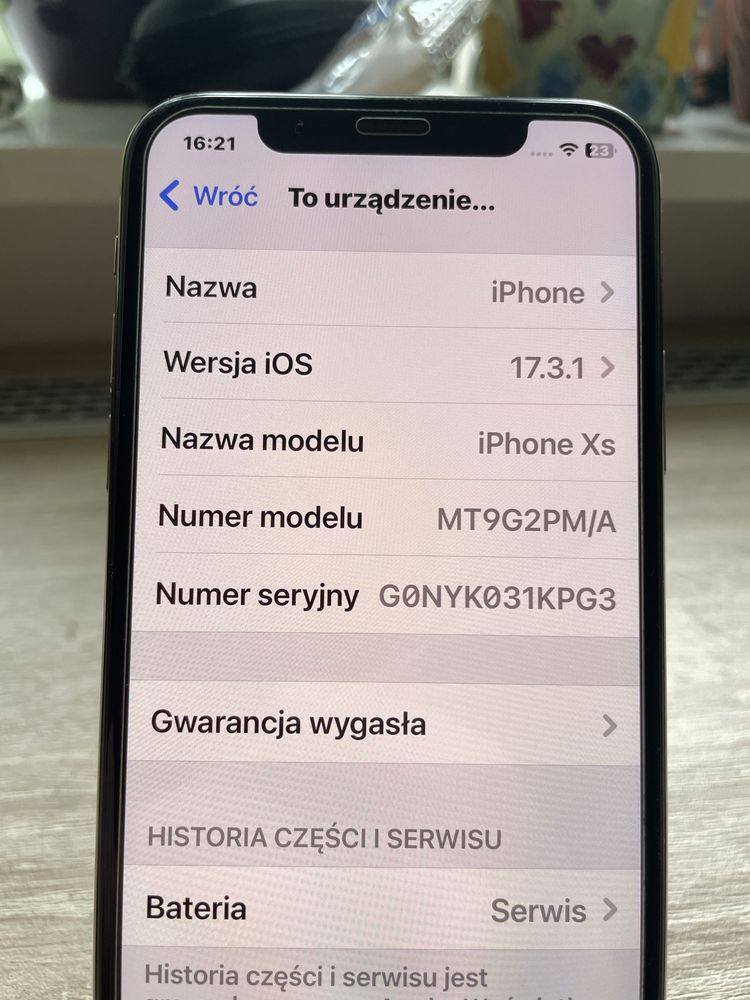 Iphone Xs 64 gb Gold