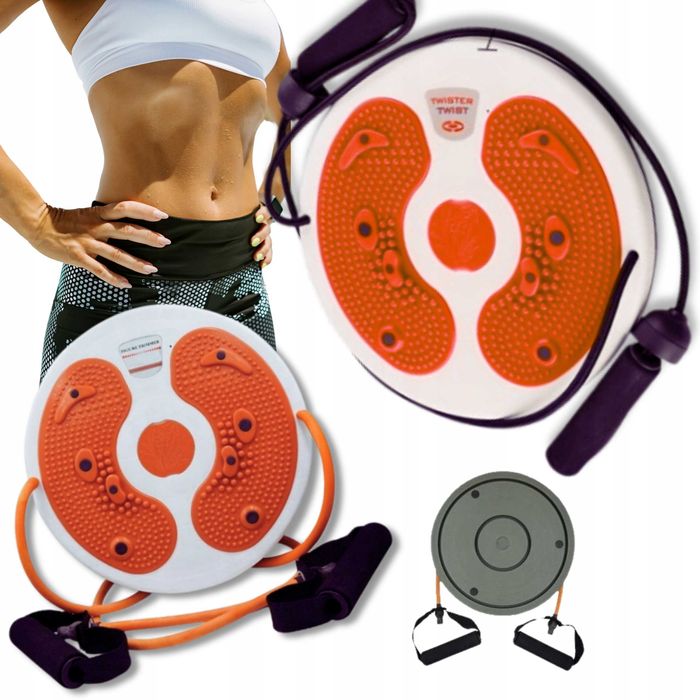 MASAŻER Stóp TWISTER OBROTOWY z Linkami 27cm z gumami Magnesy FITNESS