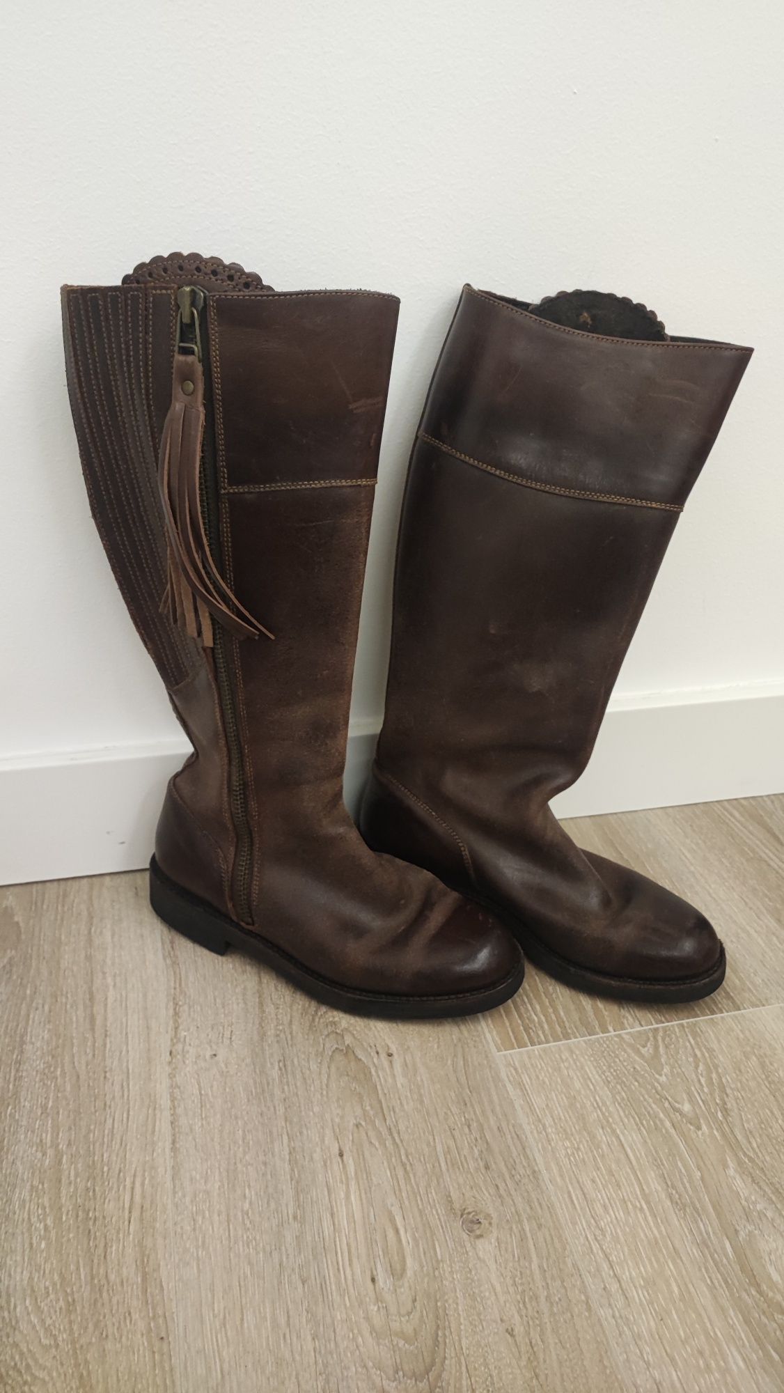 Botas El Estribo em Pele
