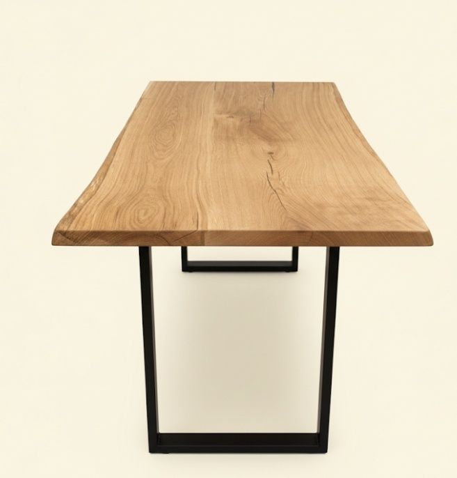 Blat dębowy na biurko 140x70 stół biurko ławę Live Edge