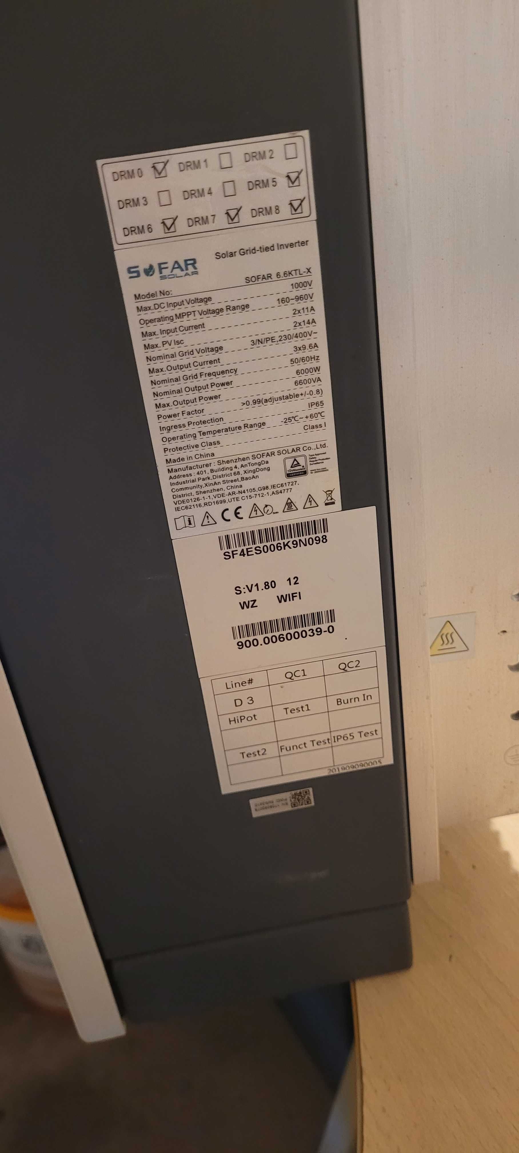 Falownik Sofar 6.6 KTL-X