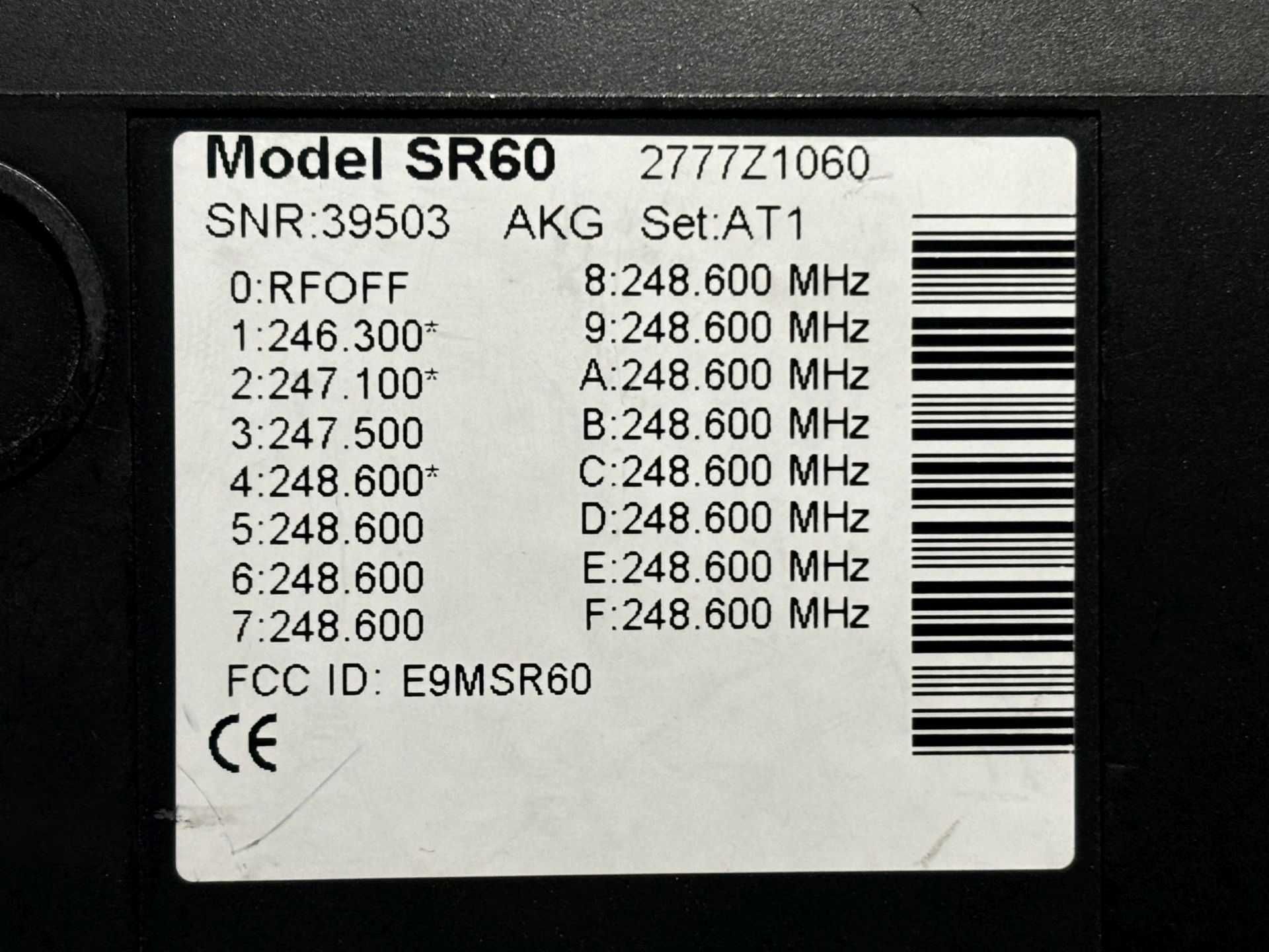 Odbiornik mikrofonu bezprzewodowego AKG SR60