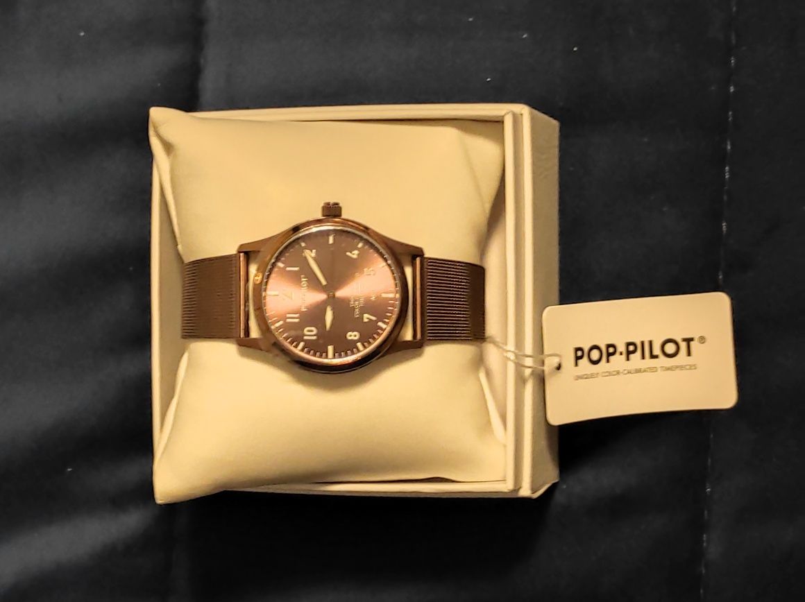 POP-PILOT AUH mesh zegarek nowy