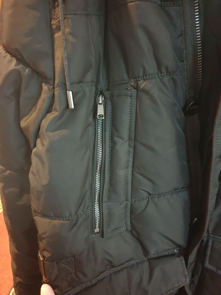 Parka Zara, Homem, Confortável, com capuz