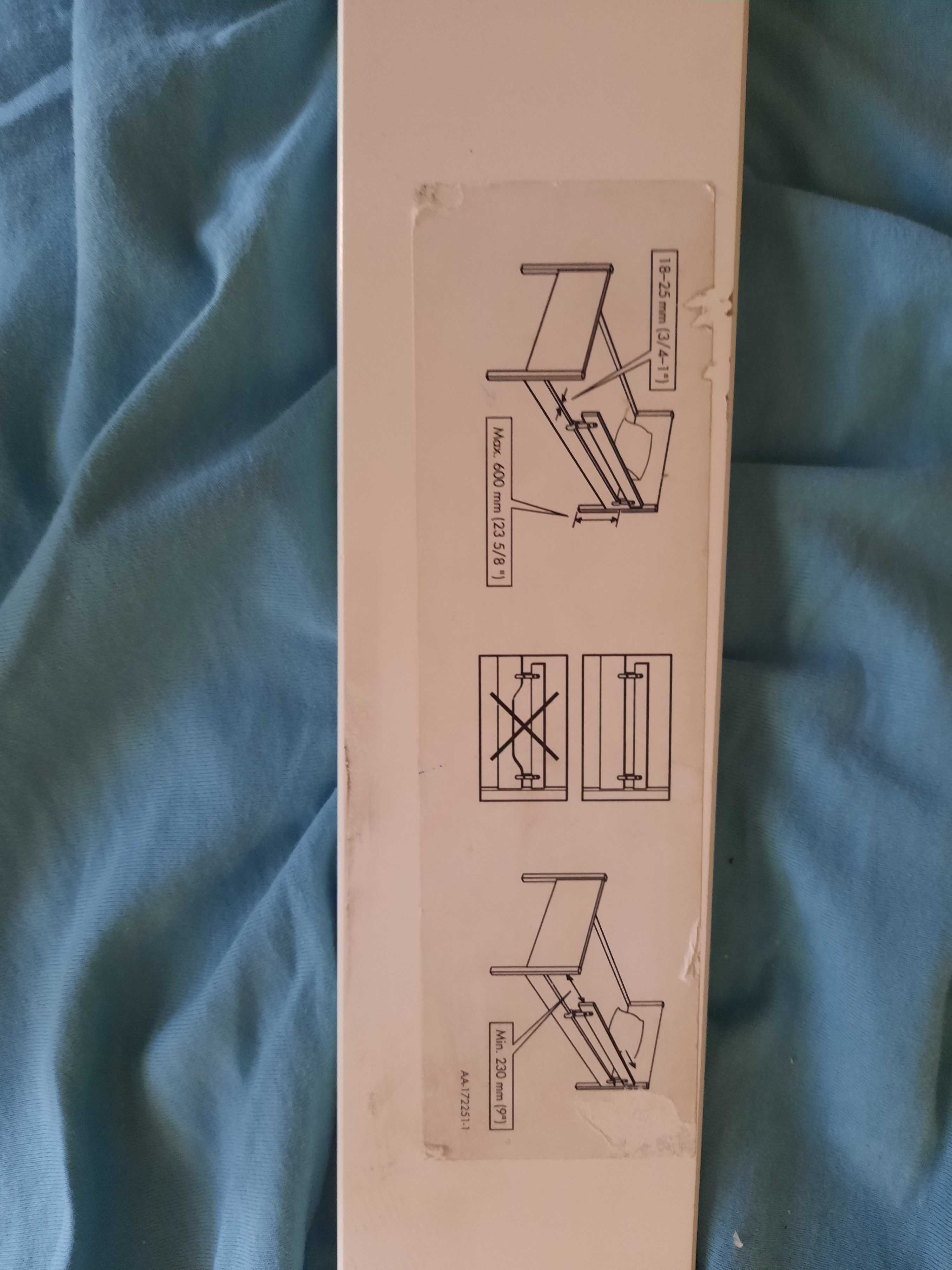 IKEA KRITTER łóżko dziecięce materac 70x160cm prześcieradło baldachim