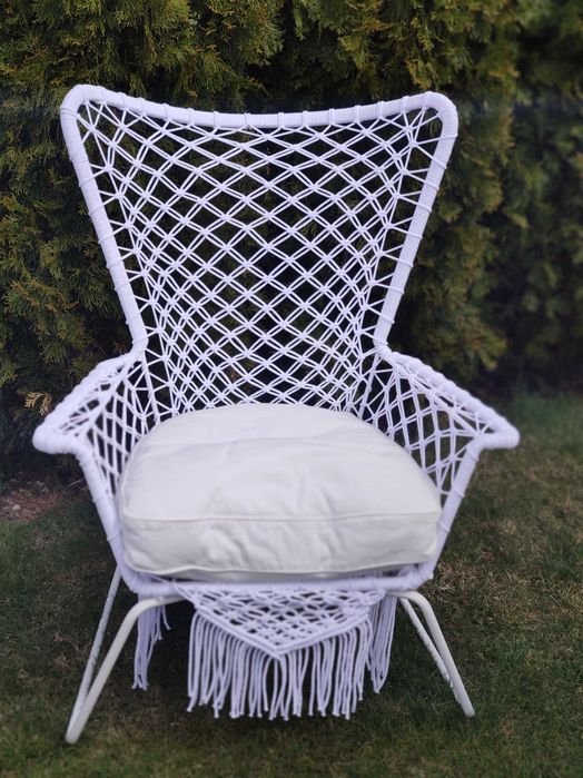 Meble balkonowe makrama