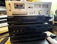 Technics CD, DECK , Amplituner Fisher - super vintage! kpl -4 szt
