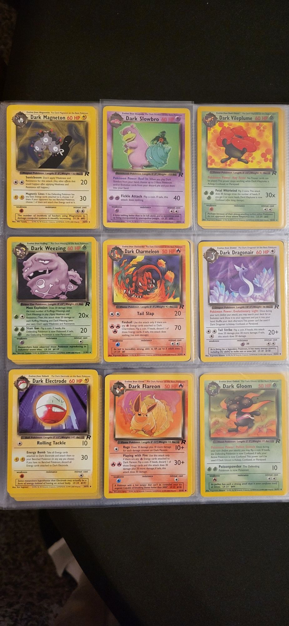 Pokémon master full set Team Rocket English