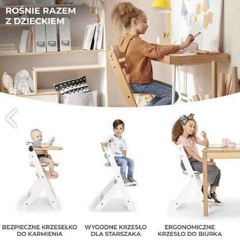 Krzesełko do karmienia Kinderkraft 2w1 + blat